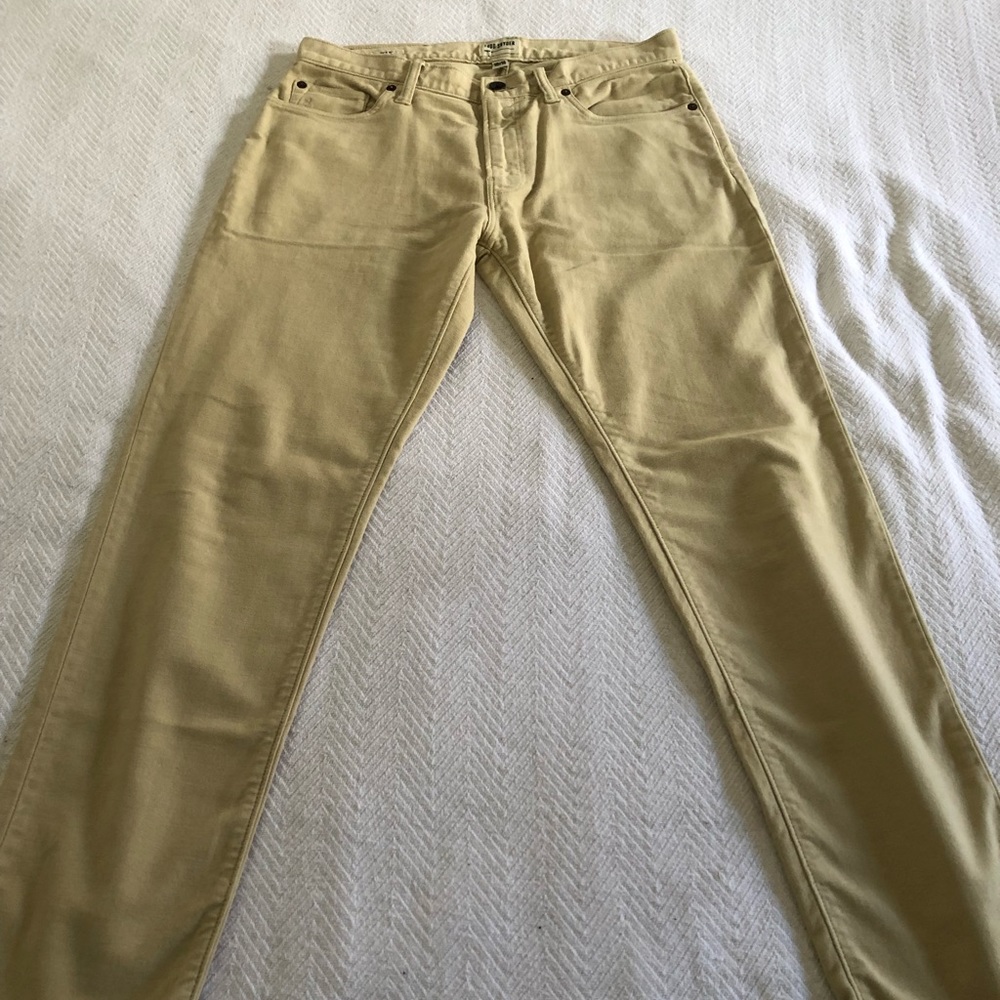 Todd Snyder Moleskin Jeans, Tan, 30”